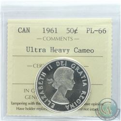 50-cent 1961 ICCS Certified PL-66 Ultra Heavy Cameo