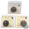 Image 1 : 50-cent 1999, 2000, 2001P, All ICCS Certified MS-66  3pcs.