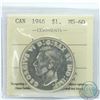 Image 1 : Silver $1 1946 Double HP ICCS Certified MS-60
