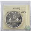 Image 2 : Silver $1 1947 Pointed 7 with Dot ICCS Certified MS-62