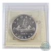 Image 2 : Silver $1 1947 Maple Leaf ICCS Certified MS-63  A Choice coin accented with some cameo on the relief