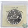 Image 2 : Silver $1 1951 ICCS Certified PL-66  Pristine coin with near flawless fields.