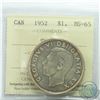 Image 1 : Silver $1 1952 SWL ICCS Certified MS-65. highest grade by ICCS TOP 10  * Scarce*