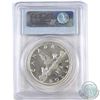 Image 2 : Silver $1 1956 PCGS Certified MS-64. A bright coin with lustrous fields.