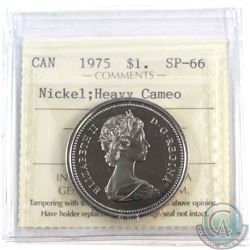 Nickel $1 1975 ICCS Certified SP-66 Heavy Cameo