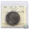 Image 1 : Nickel $1 1977 SWL Detached Jewel ICCS Certified MS-65