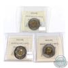 Image 2 : $2 1998, 1999 Nunavut & 2000 Knowledge ICCS Certified MS-66. 3pcs
