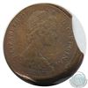 Image 2 : Canada 1-cent 1980 Struck Off Center with Multiple Clips on Planchet A.U.