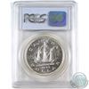 Image 2 : Silver $1 1949 PCGS Certified PL-65. Mint Error. Struck Through Reverse.
