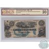 Image 1 : 815-12-08-06R 185_ Zimmerman Bank Remainder $5, Issue from Elgin, Blue Numeral Protector. BCS Certif