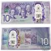 Image 1 : 1867-2017 Canada $10 Banknote, BC-75. This error note has two different font sizes on the Serial num