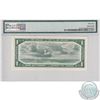 Image 2 : BC-37bA 1954 Bank of Canada Replacement $1, Beattie-Rasminsky S/N: *D/O0544576, PMG Certified CUNC-6