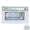 Image 1 : BC-39bA 1954 Bank of Canada Replacement $5, Beattie-Rasminsky, S/N: *V/S0364369. PMG CUNC-63 EPQ