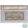 Image 2 : BC-41bA 1954 Bank of Canada Replacement $20, Beattie-Rasminsky, S/N: *V/E0198615. BCS F-15 Writing. 