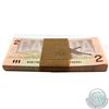 Image 1 : Original 100x Consecutive 1986 Canada $2.00 Notes - BUW1733501-600. All notes appear to be uncircula