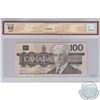 Image 2 : BC-60aA. 1988 Bank of Canada Replacement $100, Thiessen-Crow, Hidden Back Position Number, S/N: AJX1