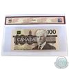 Image 2 : BC-60aA-N1-iii 1988 Bank of Canada $100, Thiessen-Crow, Hidden Back Position Number, Replacement, 4 