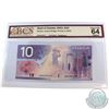 Image 1 : BC-63c. 2001 Bank of Canada $10, Jenkins-Dodge, Printed 2003, S/N: BER6850571. BCS CUNC-64 Original.