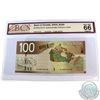 Image 1 : BC-66a-i-N1-iii. 2004 Bank of Canada $100, Jenkins-Dodge, Printed 2003, 4 Digit RADAR, S/N: EJA87424