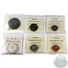 Image 2 : 1937 Matte Specimen Set ICCS Certified + Case. You will receive the 1-cent SP-64 Red, 5-cent SP-65, 