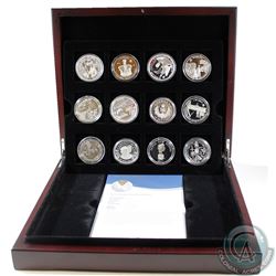 RCM Issue; 2012 Official Diamond Jubilee Silver 12-Coin Collection in Deluxe Presentation Case issue