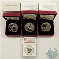 RCM Issue; 2x Canadian $20 Fine Silver 2016 Migratory Birds Convention Coins: The American Avocet; T