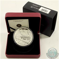 RCM Issue; 2014 $50 Swimming Beaver 5oz. Fine Silver Coin (Tax Exempt).