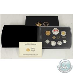 RCM Issue; 2015 Coloured 50th Anniversary Canada Flag Fine Silver Proof Set (Tax Exempt).