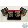 Image 1 : RCM Issue; 2017 $30 Animals in the Moonlight - Orcas & Lynx Fine Silver Coins (Tax Exempt). 2pcs.