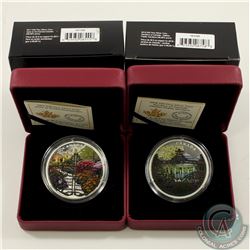 RCM Issue; 2017 & 2018 $30 Gardens of Canada Fine Silver Coins (Tax Exempt). You will receive the 20