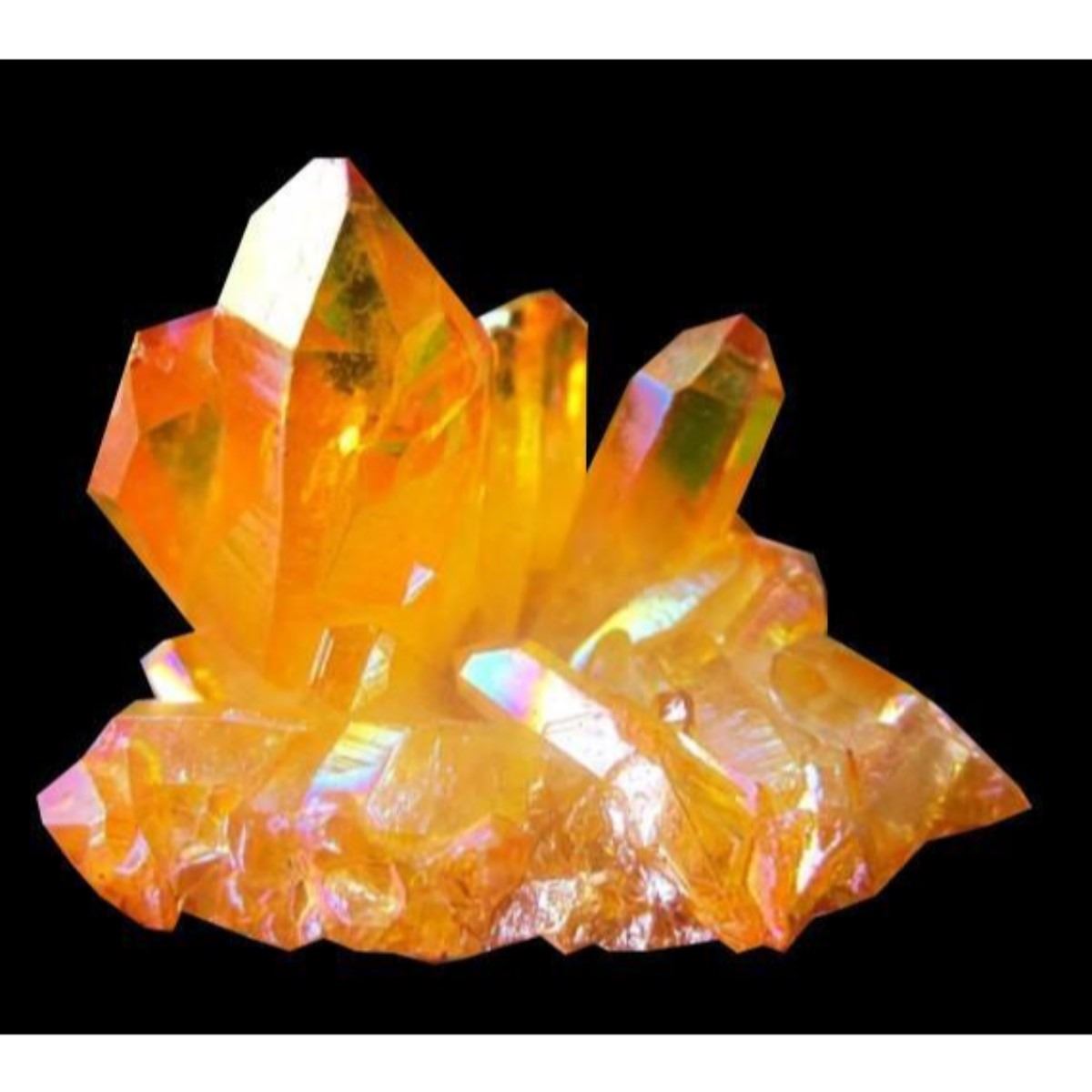 80g Orange Titanium Bismuth Cluster Aura Quartz Stone Orange Crystal Rock 80g Orange Titanium Bismuth Cluster Aura Quartz Stone Orange Crystal Rock