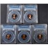 Image 1 : 5 1983-S LINCOLN CENTS PCGS PR-69 DCAM