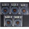 Image 2 : 5 1983-S LINCOLN CENTS PCGS PR-69 DCAM