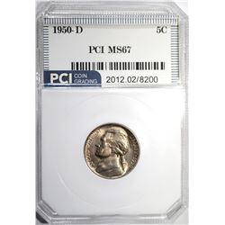 1950-D JEFFERSON NICKEL PCI SUPERB GEM BU