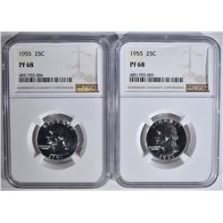2 - 1955 WASHINGTON QTRS NGC