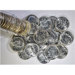 MIXED P&D BU ROLL 1964 ROOSEVELT DIMES