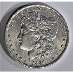 1886-O MORGAN DOLLAR AU++
