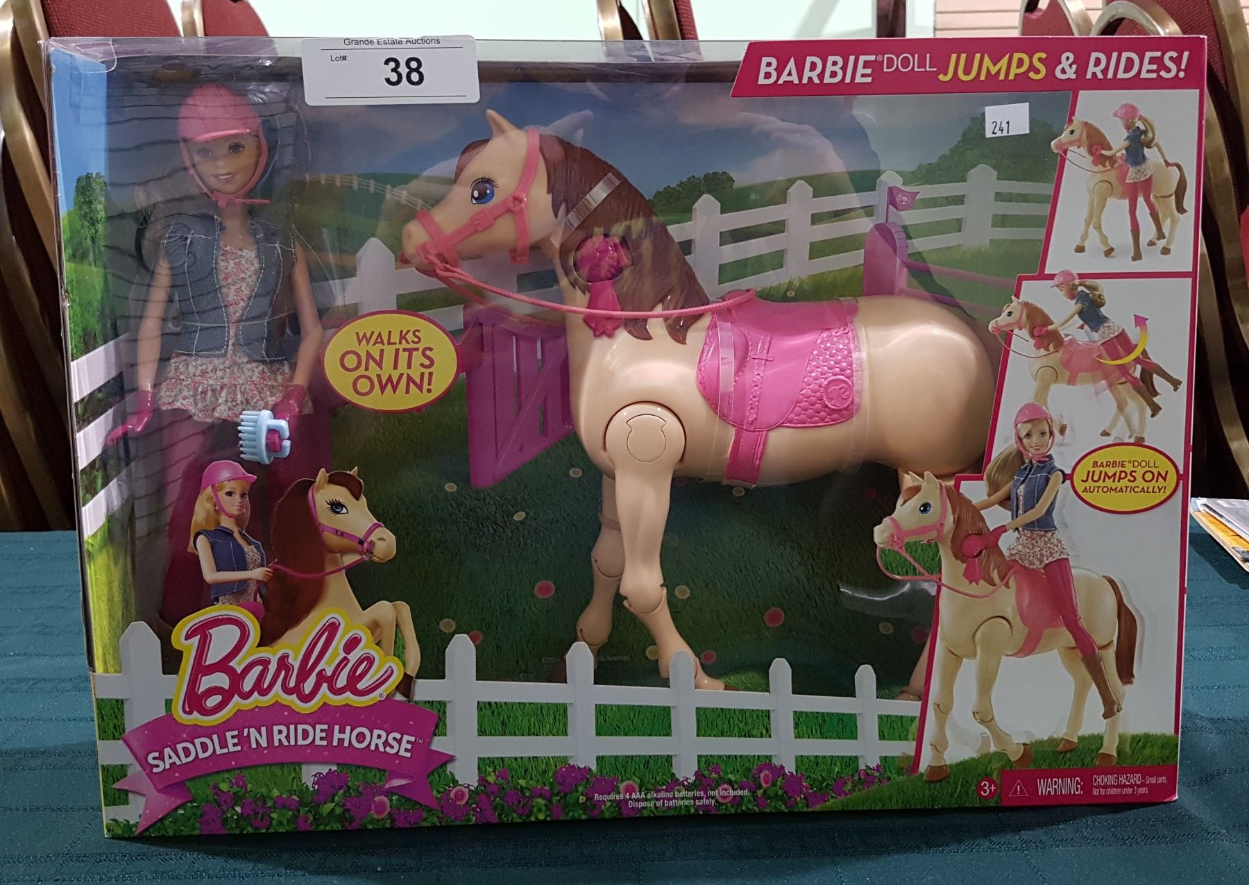 barbie saddle and ride horse