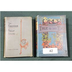 TWO ANTIQUE BOOKS