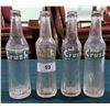 Image 1 : FOUR VINTAGE ORANGE CRUSH POP BOTTLES