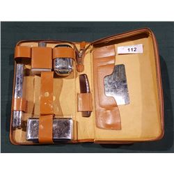 VINTAGE MENS TRAVELLING VANITY SET