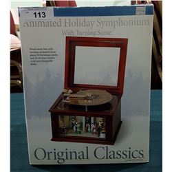 ANIMATED HOLIDAY SYMPHONIUM IN ORIGINAL BOX