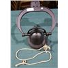 Image 1 : LARGE CAST IRON SCHOOL HOUSE BELL