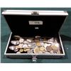 Image 1 : COLLECTOR CASE CONTAINING WORLD COINS AND SILVER PLATE SPOONS