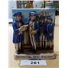 Image 1 : VINTAGE HAAS BROS. NAVY DECANTER