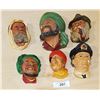 Image 1 : 6 ASSORTED BOSSONS HEADS