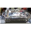 Image 1 : SILVER PLATE, LIDDED, SERVING DISH W/ GLASS LINER