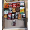 Image 1 : APPROX 17 VINTAGE GENERAL STORE TINS AND BOTTLES