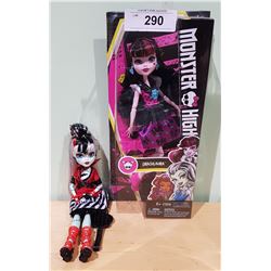 TWO MONSTER HIGH DOLLS-ONE NEW IN BOX