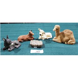 5 SANDY CAST BABES OF BETHLEHEM FIGURES